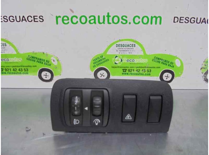 Recambio de mando luces salpicadero para renault megane iii coupe dynamique referencia OEM IAM 648450001R 