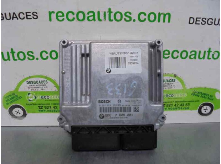 Recambio de centralita motor uce para bmw 1 (e81) 118 i referencia OEM IAM 7809001 0281014239 BOSCH