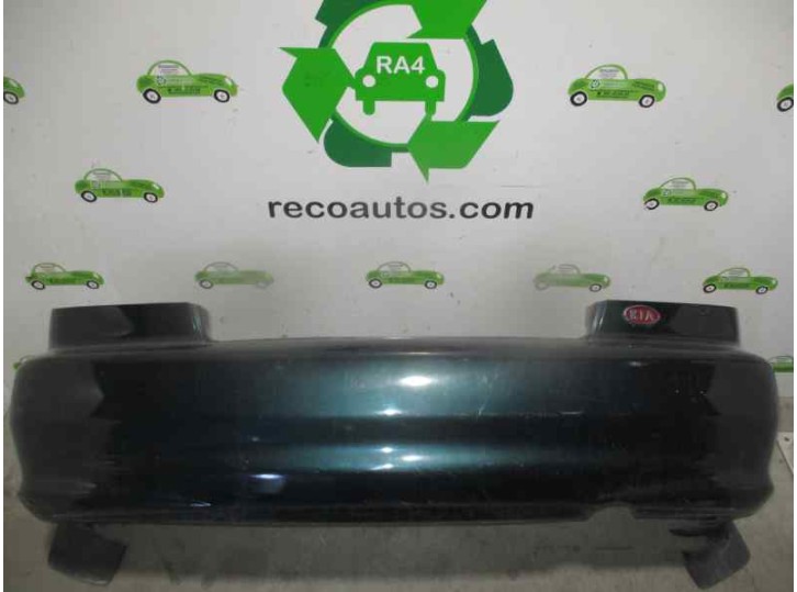 Recambio de paragolpes trasero para kia sephia ll 1.5 cat referencia OEM IAM VERDE 4 PUERTAS