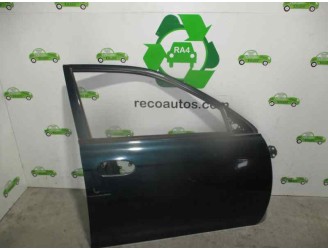 Replacement front right door for Kia Sephia II 1.5 cat OEM IAM reference 0K23058020A DARK GREEN 4 DOORS