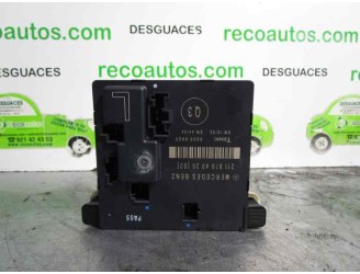 Recambio de centralita cierre para mercedes-benz clase e (w211) berlina 2.2 cdi cat referencia OEM IAM 2118704026 00006805 TEMIC