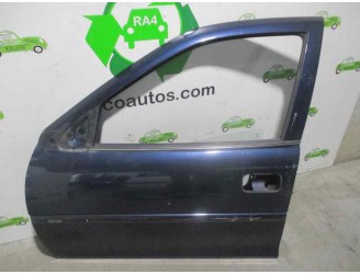 Recambio de puerta delantera izquierda para opel vectra b berlina 2.0 dti referencia OEM IAM 124201 AZUL 4P