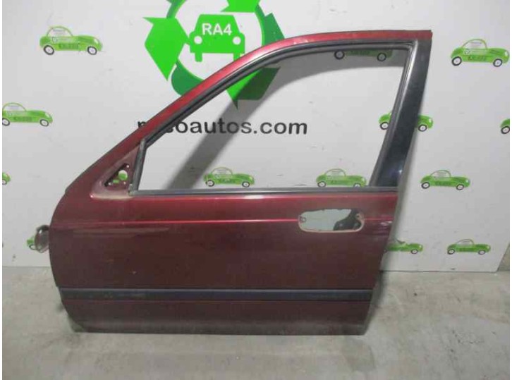 Replacement front left door for MG series 45 (RT) 1.6 16V CAT OEM IAM reference BDA160050 GARNET 4D
