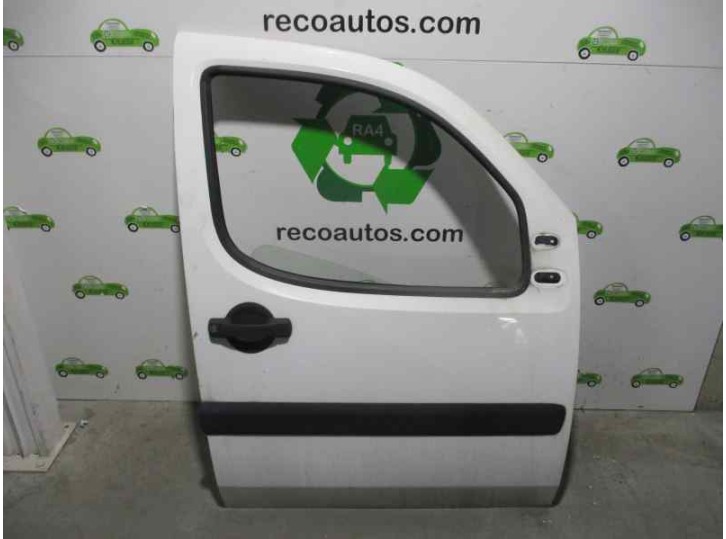 Replacement front right door for Fiat Doblo (119) 1.3 16V JTD CAT OEM IAM reference 51847705 WHITE 5 DOORS