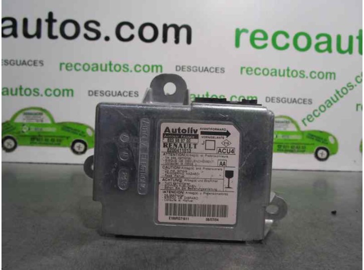 Recambio de centralita airbag para renault scenic ii 1.9 dci diesel referencia OEM IAM 8200411013 603989700 AUTOLIV