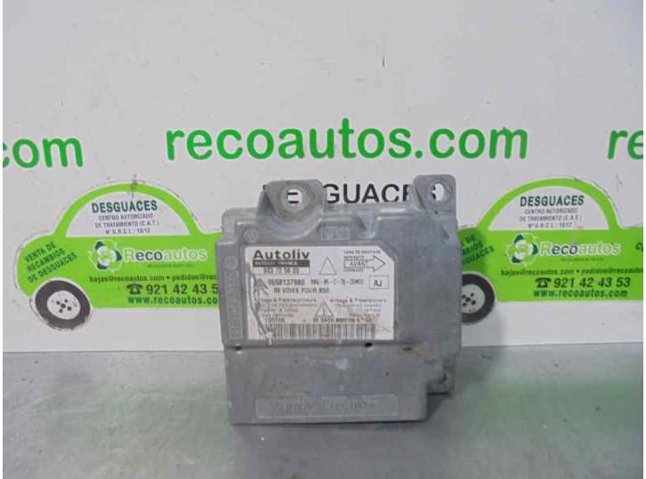 Recambio de centralita airbag para citroën c4 coupe vtr plus referencia OEM IAM 9658137980 603725800 AUTOLIV