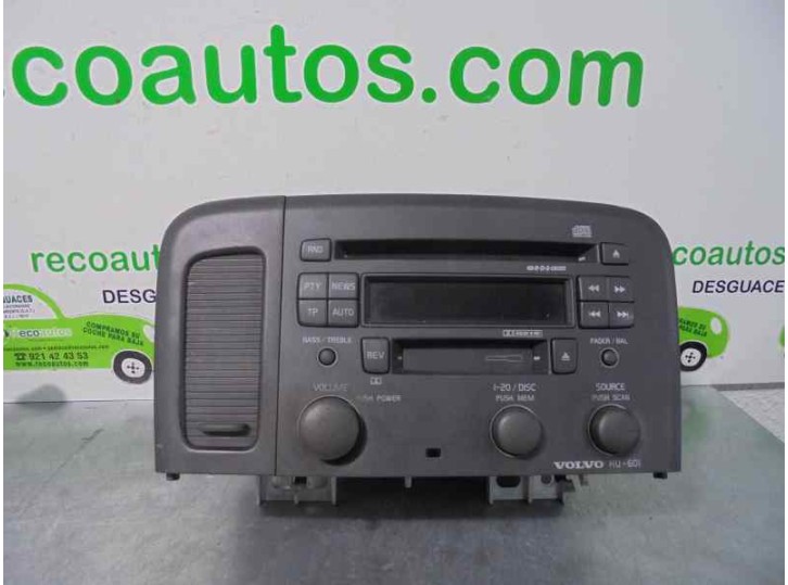 Replacement audio system / CD radio for Volvo S80 saloon 2.8 bi-turbo cat OEM IAM reference 8622143 