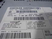 Recambio de sistema audio / radio cd para chrysler grand voyager (rg) 3.3 referencia OEM IAM 05064003AI 
