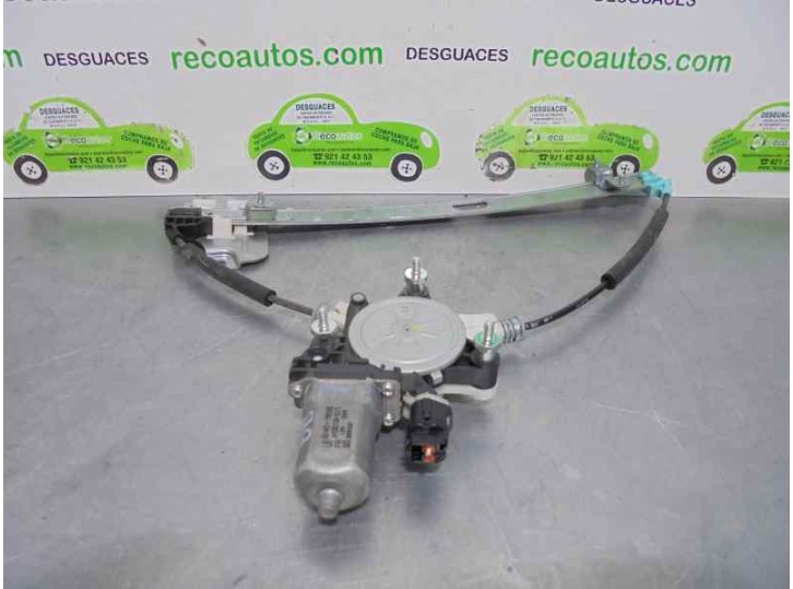 Recambio de elevalunas delantero derecho para kia rio 1.2 cat referencia OEM IAM 824601W000 2 PINES 5 PUERTAS