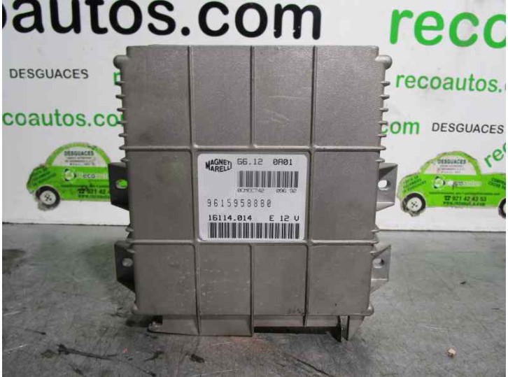 Recambio de centralita motor uce para citroën zx 1.6 referencia OEM IAM 9615958880 16114014 MAGNETI MARELLI
