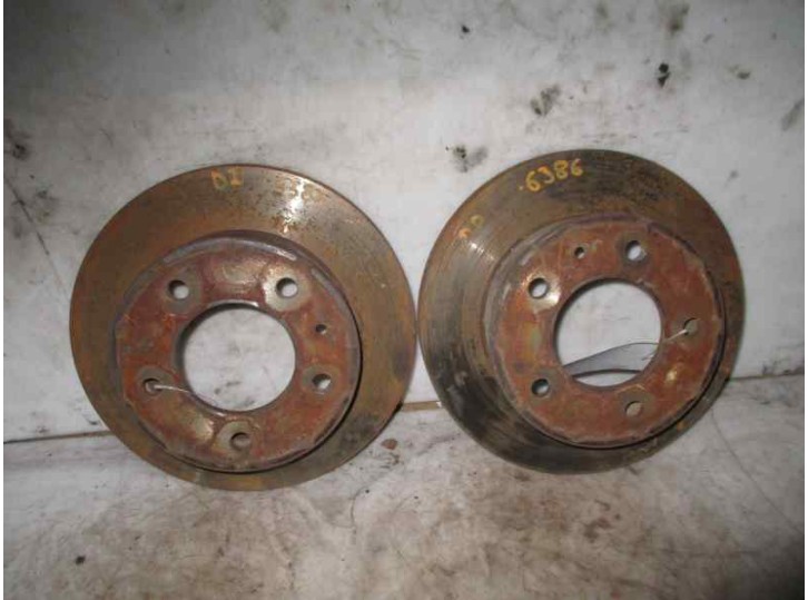 Replacement front brake disc for Volkswagen LT closed box / combi (mod. 1997) 2.5 TDI OEM IAM reference 2D0615301B 