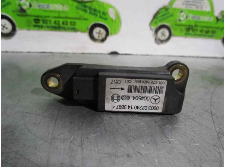 Recambio de sensor airbag para mercedes-benz clase clk (w209) coupe 320 (209.365) referencia OEM IAM 0018204426 0003022401438974