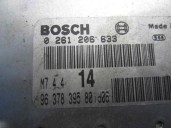 Recambio de centralita motor uce para citroën xsara picasso 1.6 referencia OEM IAM 9637839580 0261206633 BOSCH
