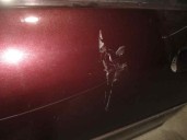 Replacement front left door for Lancia Thesis (115) 2.4 JTD CAT OEM IAM reference 60659233 PURPLE 4-DOOR