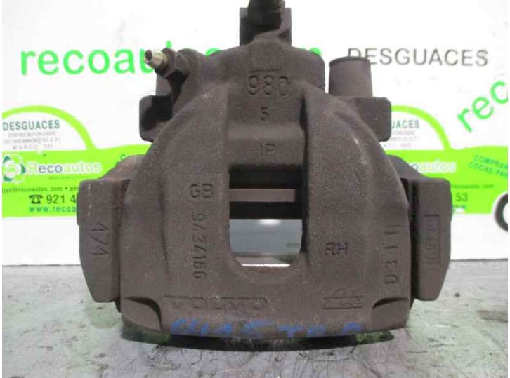Replacement rear right brake caliper for Volvo S60 sedan 2.4 diesel OEM IAM reference 9434166 ATE