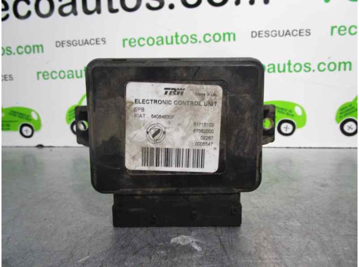 Recambio de centralita para lancia thesis (115) 2.4 jtd cat referencia OEM IAM 54084630F TRW