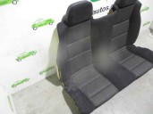 Recambio de asientos traseros para peugeot 307 cc (s2) 2.0 16v hdi fap cat (rhr / dw10bted4) referencia OEM IAM TELA NEGRA 2 PU