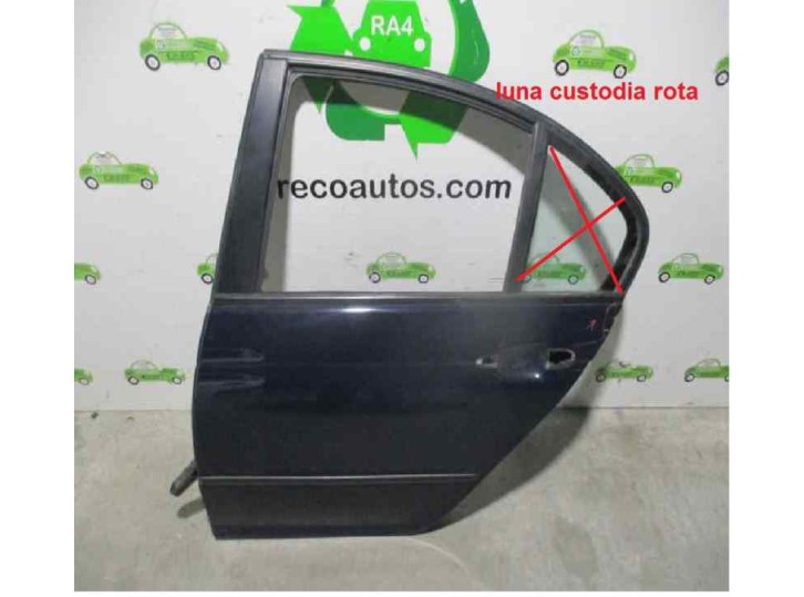 Recambio de puerta trasera izquierda para bmw serie 3 berlina (e46) 320d referencia OEM IAM 41527034153 AZUL 4 PUERTAS