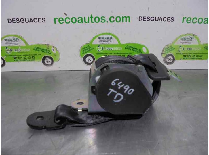 Recambio de cinturon seguridad trasero derecho para dacia sandero 1.2 16v referencia OEM IAM 751262  5 PUERTAS