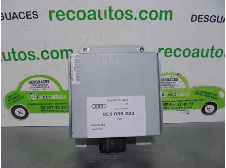 Recambio de amplificador para audi a4 berlina (8ec) 2.5 tdi referencia OEM IAM 8E5035223 