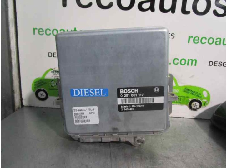 Recambio de centralita motor uce para bmw serie 5 berlina (e34) 2.5 turbodiesel cat referencia OEM IAM 2243420 0281001117 BOSCH
