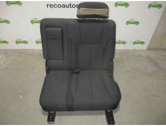 Recambio de asientos trasero izquierdo para ssangyong rexton 2.7 turbodiesel cat referencia OEM IAM 7500108044CBD TELA NEGRA 5 P