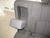 Recambio de asientos trasero izquierdo para ssangyong rexton 2.7 turbodiesel cat referencia OEM IAM 7500108044CBD TELA NEGRA 5 P