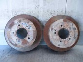 Replacement rear brake disc for Hyundai Santa Fe (SM) 2.4 CAT OEM IAM reference 