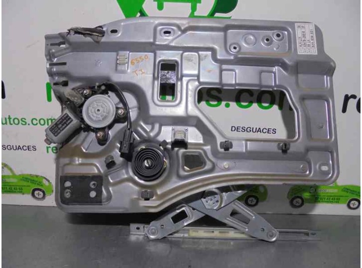 Replacement rear left window regulator for Hyundai Santa Fe (SM) 2.4 CAT OEM IAM reference 9881026200 2 PINS 5 DOORS
