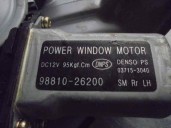 Replacement rear left window regulator for Hyundai Santa Fe (SM) 2.4 CAT OEM IAM reference 9881026200 2 PINS 5 DOORS
