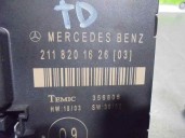 Recambio de centralita cierre para mercedes-benz clase e (w211) berlina e 320 cdi (211.026) referencia OEM IAM 2118201626 