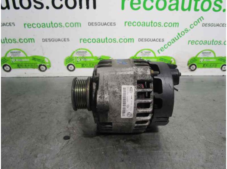 Replacement of alternator for Alfa Romeo 166 2.4 JTD CAT OEM IAM reference 63321801 A127IM MAGNETI MARELLI