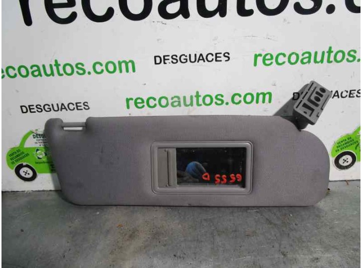 Replacement right sun visor for Alfa Romeo 166 2.4 JTD CAT OEM IAM reference 