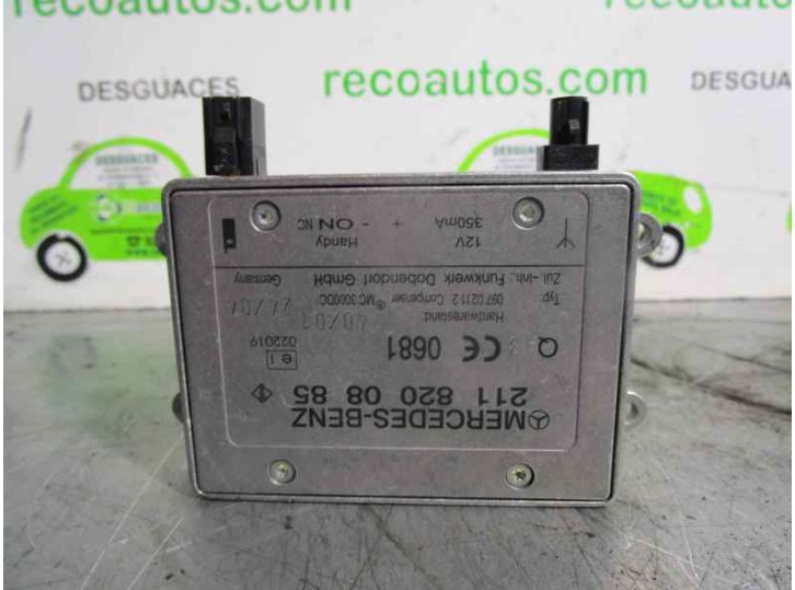 Recambio de modulo electronico para mercedes-benz clase e (w211) berlina e 320 cdi (211.026) referencia OEM IAM 2118200885 