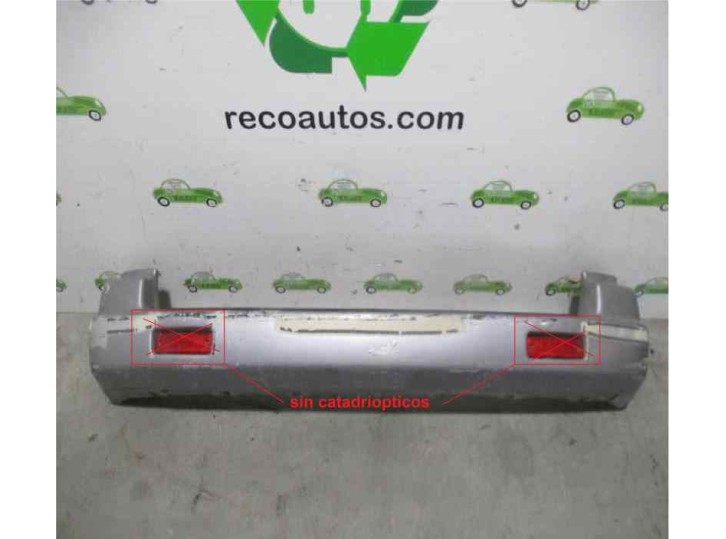 Recambio de paragolpes trasero para ssangyong musso 2.9 diesel referencia OEM IAM  GRIS 5 PUERTAS