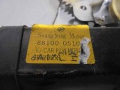 Replacement rear right window regulator for ssangyong musso 2.9 diesel OEM IAM reference 8810005100 2 PINS 5 DOORS