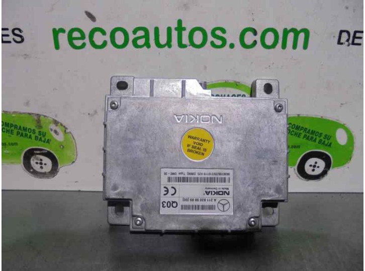 Recambio de modulo electronico para mercedes-benz clase e (w211) berlina 2.2 cdi cat referencia OEM IAM A2118205885 