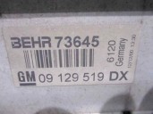 Recambio de intercooler para opel astra g berlina sport referencia OEM IAM 09129519  73645 BEHR