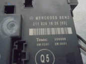 Recambio de centralita cierre para mercedes-benz clase e (w211) berlina 2.2 cdi cat referencia OEM IAM 2118201626 