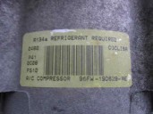 Recambio de compresor aire acondicionado para ford fiesta berlina (dx) 1.3 cat referencia OEM IAM 96FW19D629AE VISTEON