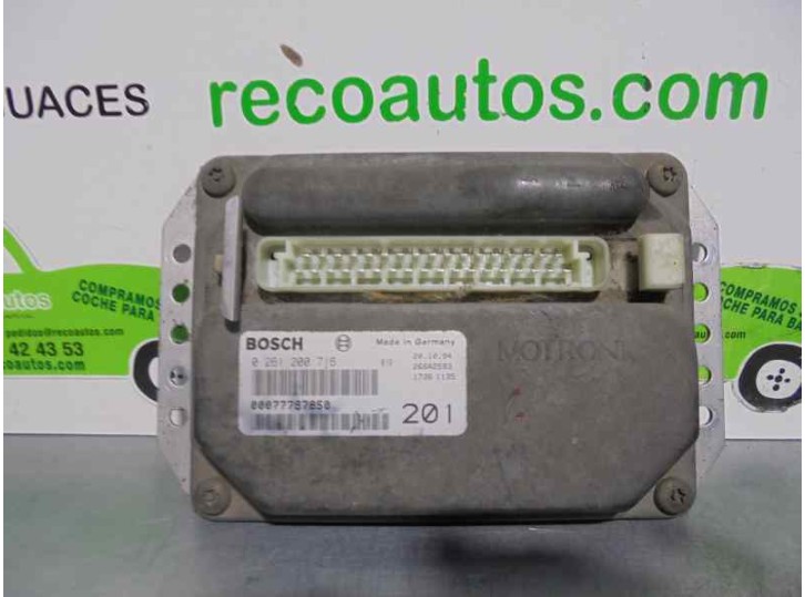 Recambio de centralita motor uce para lancia y10 1.1 cat referencia OEM IAM 0261200716 77787850 BOSCH