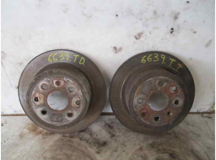 Recambio de disco freno trasero para opel calibra 2.0 referencia OEM IAM 90258524 