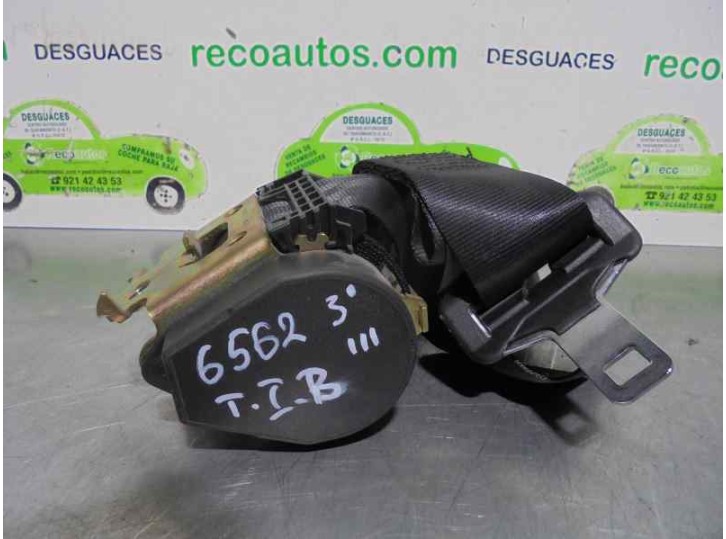 Replacement rear left seat belt for Citroën C8 2.2 HDi FAP CAT (4HW) OEM IAM reference 14996410 14996410 5 PU