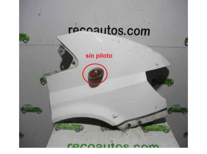 Replacement right front fender for Ford Transit mod.2000 open body 2.4 TDe cat OEM IAM reference 4469784 WHITE 