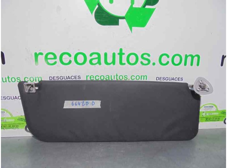 Recambio de parasol derecho para ford transit mod.2000 caja abierta 2.4 tde cat referencia OEM IAM 
