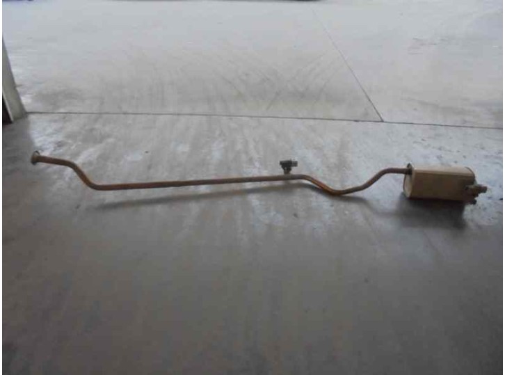 Recambio de tubo escape trasero para renault clio iii 1.5 dci diesel referencia OEM IAM CESTA 2