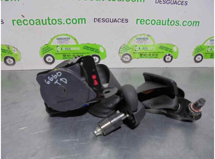 Recambio de cinturon seguridad trasero derecho para chevrolet aveo 1.4 cat referencia OEM IAM QS93PBGQB  3 PUERTAS