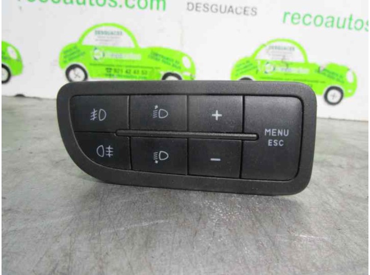 Dashboard light switch replacement part for Fiat Grande Punto (199) 1.3 16V JTD CAT OEM IAM reference 735367268 61045900 