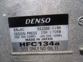 Recambio de compresor aire acondicionado para toyota prius (nhw20) 1.5 cat referencia OEM IAM 0420000197 0420000196 DENSO