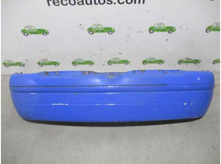Recambio de paragolpes trasero para renault clio ii fase i (b/cbo) 1.9 diesel referencia OEM IAM AZUL 3 PUERTAS